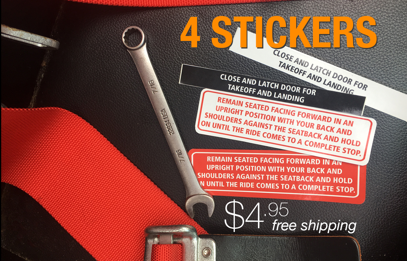 4 stickers for $4.95